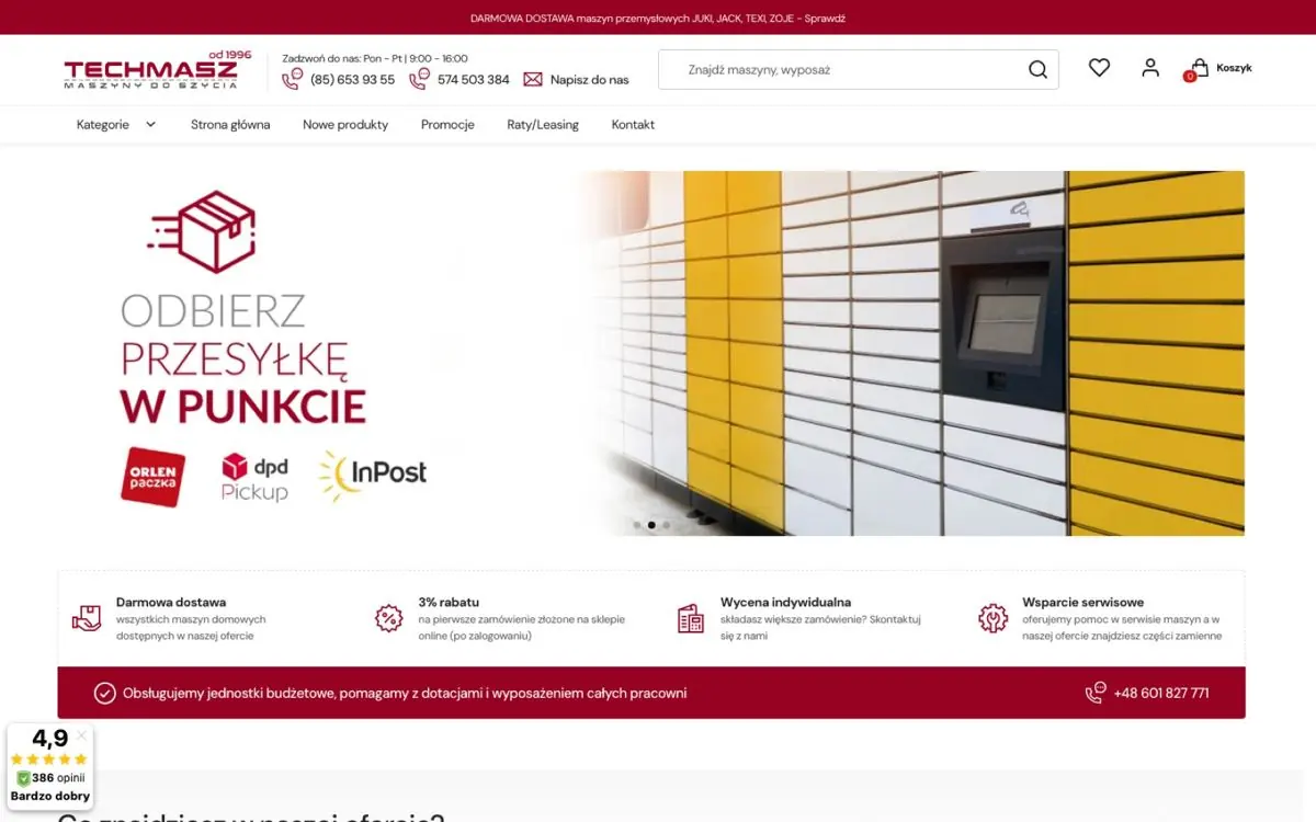 Realizacja: imaszynydoszycia.pl