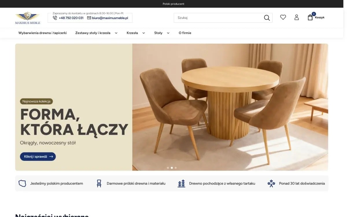 Realizacja Smart: Maximus Meble